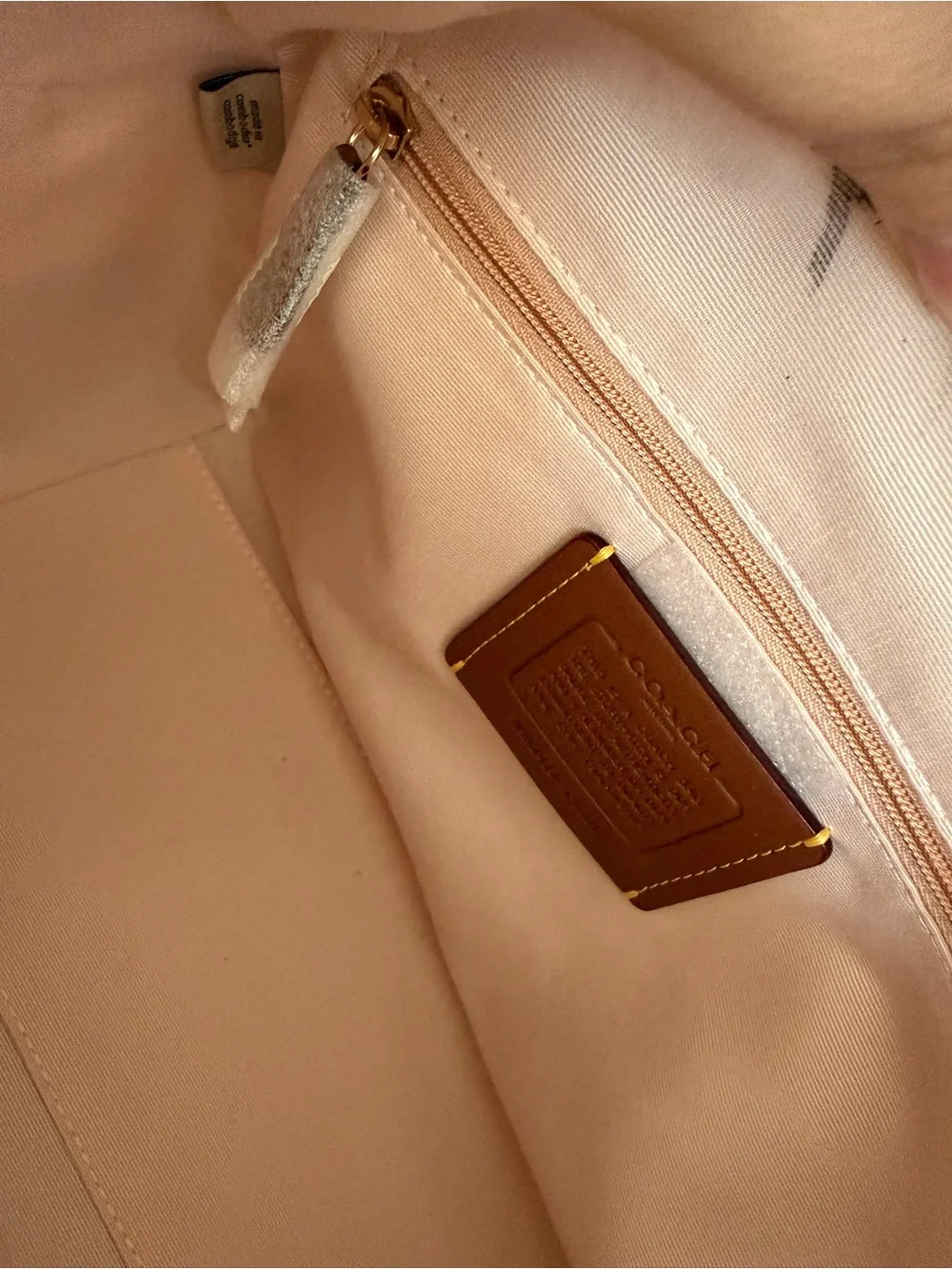 Coach structured satchel